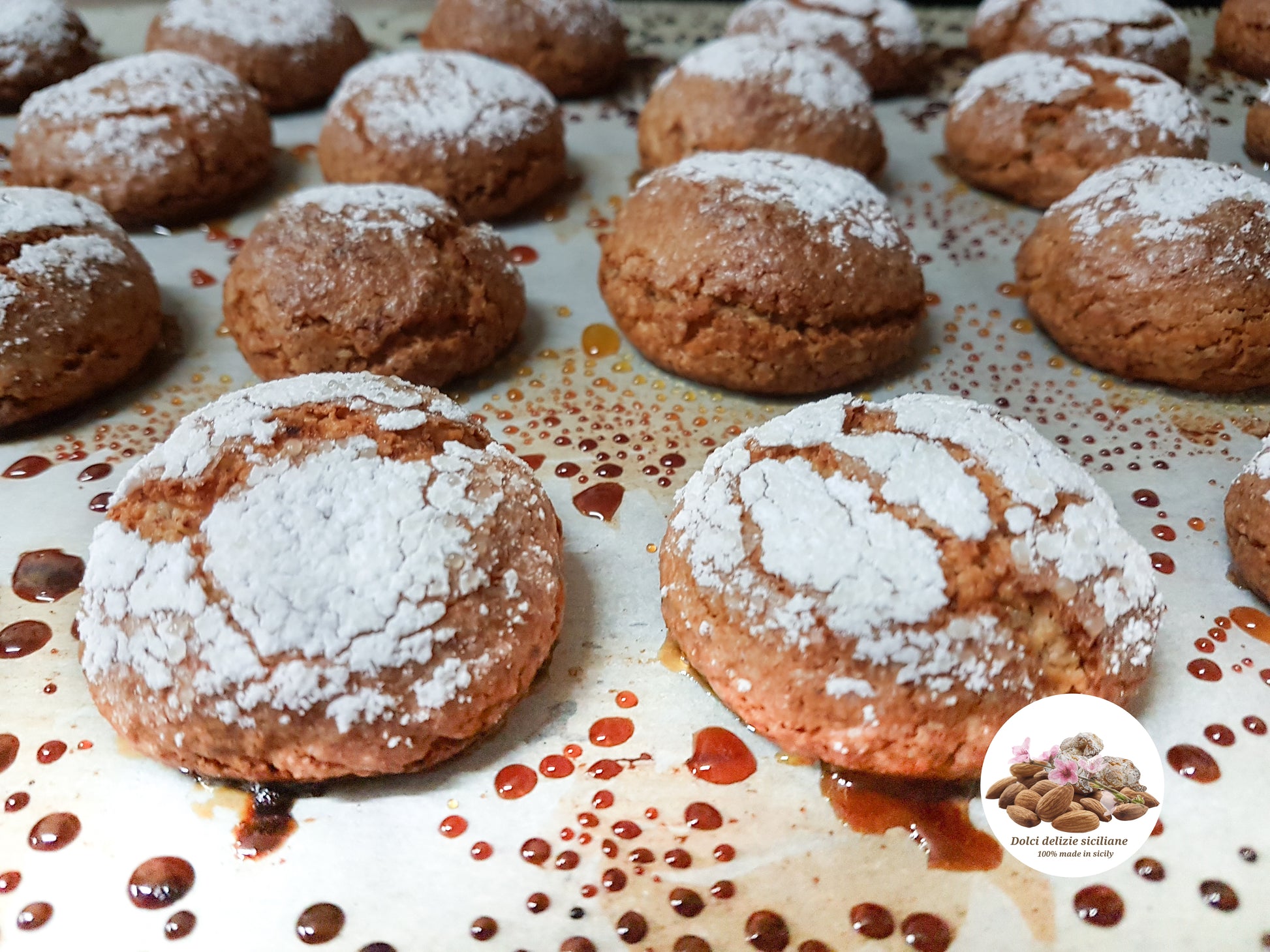 Biscotti amaretti alle mandorle Dolci delizie siciliane