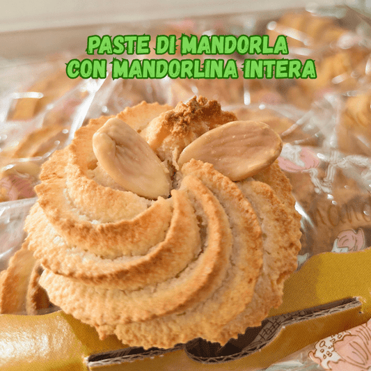 Biscotti alle mandorle con mandorlina 1,0kg - Paste di mandorla - Dolci delizie siciliane