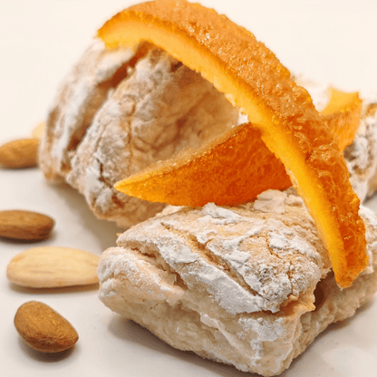 Biscotti Taormina 1kg - Paste di Mandorla con Cuore d'Arancia Candita - Dolci delizie siciliane