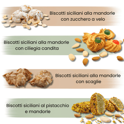 Pistachio and almond biscuit