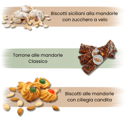 Kit Goloso TRIS Siciliano | PREZZO SPECIALE - Dolci delizie siciliane