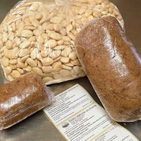 Panetto alle mandorle per granita 600g - 4,2kg Granita - Dolci delizie siciliane