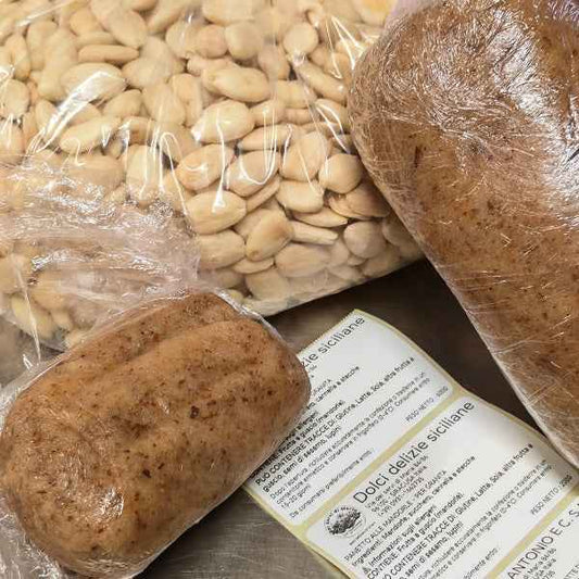 Panetto alle mandorle per granita 600g - 4,2kg Granita - Dolci delizie siciliane