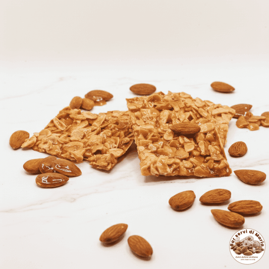 Torroncini sfoglia croccanti alle mandorle - torrone alle mandorle